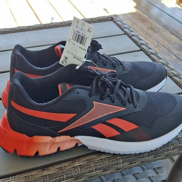 Reebok Black and Orange Running Sneakers - Picture 3 of 6